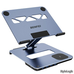 �y���������z�m�[�g�p�\�R���X�^���h 6in1 USB-C�h�b�L���O�X�e�[�V���� ���C���C�����X�[�d(15W) �Ή� PD100W�[�d HDMI 4K@60Hz USB3.0×4 KVM�ؑ֋@�\���� MacBook Pro/A