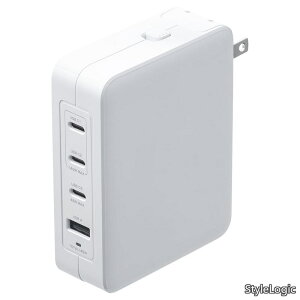 �y���������z�}���[�d�� PD USB-C ×3 USB-A×1 ���v�ő�145W 1�|�[�g�ő�140W GaN(���f�K���E��) �܂肽���ݎ��v���O �m�[�gPC�Ή� USB �[�d�� �z���C�g 700-AC045W