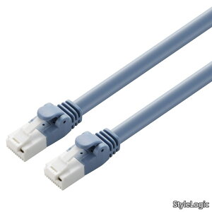 �y���������zLAN�P�[�u�� 60m �ܐ܂�h�~�J�o�[ �ȈՃp�b�P�[�W EU RoHS�w�ߏ��� �P�� �u���[ LD-GPAT/BU60/RS