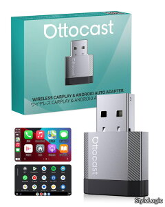 �y���������z�y2026�V�^ �����^�z OTTOCAST MINI Nova �I�b�g�L���X�g�~�j CarPlay��AndroidAuto ���C�����X �A�_�v�^�[ �A���h���C�h�I�[�g���J�[�v���C�������ڑ� �����L
