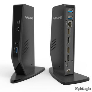 �y���������z�c�u��USB-C ���j�o�[�T���h�b�L���O�X�e�[�V���� PD 65W �f���A��4K/�V���O��5K Displays 2��DP/2��HDMI�|�[�g�o�� �g�����[�h/�~���[���[�h 3�� USB-