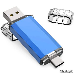 �y���������z128GB USB�������[ �^�C�vC USB�t���b�V���h���C�u 2in1 Type-C + USB A(USB3.1 gen1) �T���h���C�u �����f���A�� �ő�90 MB/s OTG �T���h���C�u �X�}�z������