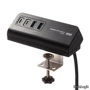 �y���������zUSB PD�Ή��N�����v��AC�[�d��iPD65W�EC×2�{A×2�E�u���b�N�j ACA-PD106BK