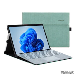 �y���������zMicrosoft Surface Pro 8 2021 �P�[�X ��p �ی�J�o�[ �\�ʓ����ی�J�o�[ �����p �X�^���h �P�[�X �L�[�{�[�h�����[�\�y�� ���^ �y���z���_�[�t�� PU �X�}