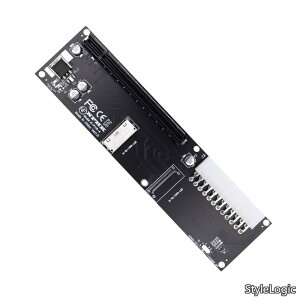 �y���������zOculink SFF-8612 8611 8X~16x PCIE PCI-Express�A�_�v�^�[ ATX 24�s���d���|�[�g�t�� ���C���{�[�h�O���t�B�b�N�X�J�[�h�p