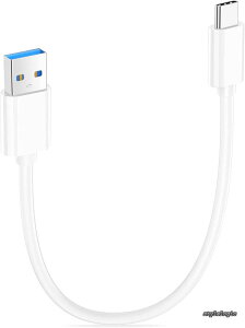 �y���������zType C �P�[�u�� 0.3m 10Gbps�����f�[�^�]�� USB-A to USB-C �Z��30cm USB 3.1/3.2 Gen2 �}���[�dQC3.0 Carplay/Android Auto �Ή� iPhone17/16/15 Plus/Pro Max/ipad/SSD �O�t��/SSD�P�[�X/Samsung Galaxy/xiaomi/�N�V����