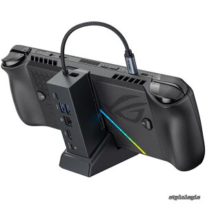�y���������z�h�b�L���O�X�e�[�V����ROG Xbox Ally X (2025)/ROG Ally X/ROG Ally/Steam Deck/Legion Go S�ɑΉ��AHDMI 4K@120Hz�A�M�K�r�b�g�C�[�T�l�b�g�A�f���A��USB A 3.2 Gen 1�AUSB C 3.2 Gen 1�APD 100W�[�d�@�\�t�� 6 