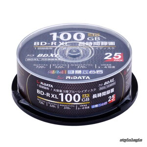 �y���������zRiDATA 1��^��p �Ж�3�w 2-4�{�� BD-R XL 100GB �u���[���C�f�B�X�N