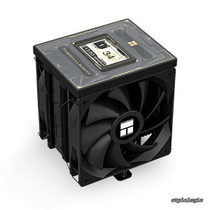 �y���������zBurst Assassin 120 Vision Black CPU Air Cooler�A1500RPM���x�̃f�X�N�g�b�vCPU�N�[���[�A320x240�𑜓x�p���[IPS LCD�X�N���[���A2.4�C���`�AIntel lga1851/1700/115X�AAM4 / AM5��PC��p