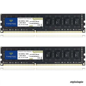 �y���������zPremium DDR3L 16GB KIT(8GBx2��) �f�X�N�g�b�vPC�p������ DDR3 1600MHz (DDR3L-1600) PC3L-12800 / PC3-12800 Non-ECC Unbuffered 1.35V/1.5V CL11 2Rx8 240 Pin UDIMM