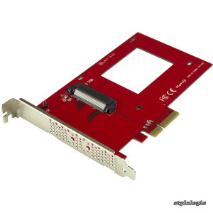 �y���������z2.5�C���`U.2 NVMe SSD�Ή�U.2 - PCIe�A�_�v�^ SFF-8639�R�l�N�^���� PCI Express 3.0 (4���[��) �ڑ� PEX4SFF8639