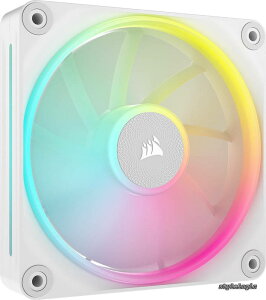 �y���������ziCUE LINK LX120 RGB �g���L�b�g 120mm PWM PC�P�[�X�t�@�� �f���A�����C�g���[�v �V���O���p�b�N �z���C�g CO-9051029-WW