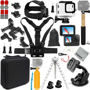 �y�܂Ƃߔ����ōő�1000�~OFF�N�[�|��!�z�y���������z�Ή� Gopro Hero13/Hero12/Hero11/Hero10/Hero9�h���P�[�X�t���̑S�Z�b�g�̕K�{�A�N�Z�T���L�b�g�AGo pro 13 12 11 10 9�̃A�N�V�����J�����r�f�I�A�N�Z