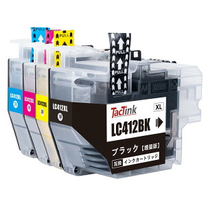 �y�܂Ƃߔ����ōő�1000�~OFF�N�[�|��!�z�y���������zLC412XL-4PK �݊� Brother MFC-J7300CDW MFC-J7100CDW �C���N �u���U�[ �C���N LC412 ��e�� LC412XLBK LC412XLC LC412XLM LC412XLY 4�F�Z�b�g �ŐVIC�`�b�v � ��