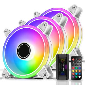 �y�܂Ƃߔ����ōő�1000�~OFF�N�[�|��!�z�y���������z120mm RGB �z���C�g PC�P�[�X�t�@�� 5V 3PIN ARGB�}�U�[�{�[�h AURA Sync���� �É� �����\ 6PIN�R�l�N�^ �����R���ɂ�鑬�x���� �t�@���n�u X ����