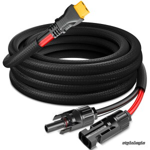 �y���������z10AWG-20�t�B�[�g �A�h�o���X�g�\�[���[ - XT60�[�d�P�[�u���A�\�[���[�p�l���R�l�N�^�[��XT60i�A�_�v�^�[�������C���[�ɍĐ݌v�BEF ECOFLOW RIVER DELTA�|�[�^�u�����d��RV�\�[���[�p�l