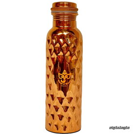 【送料無料】Rasoi 銅製 ウォーターボトル アーユルヴェーダ 健康 イオン水 950ml 100％ 純銅 国内配送 メッキ加工無し インド製 ハンドメイド 水筒 漏れ防止パッキン