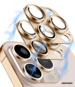 �y���������ziPhone 16Pro/16ProMax/15Pro/15ProMax/14Pro �p �J�����ی� �t�B���� �y�A���~����+�����K���X�z 9H �ϏՌ� �J�����J�o�[ ���� �I�o�I�[�o�[�h�~ �܂�Ȃ� �S�������� �\��₷�� �񖇃Z�b�g