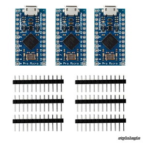 �y���������zMicro��� Atmel mega 32U4 5V/16MHz Module Board �}�C�N���R���g���[���[�{�[�h Arduino�݊� Leonardo Replace Atmel mega 328 Arduino�݊� Pro Mini�ƌ݊� 3�Z�b�g
