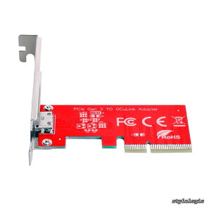 �y���������zPCI-E 3.0 Express 4.0 x4 - Oculink �O�� SFF-8612 SFF-8611 �z�X�g�A�_�v�^�[ �u���P�b�g�t�� PCIe SSD�p