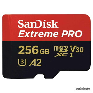 �y���������z256GB SanDisk �T���f�B�X�N Extreme PRO UHS-1 U3 V30 4K Ultra HD A2�Ή� SD�A�_�v�^�[�t [���s�A���i]