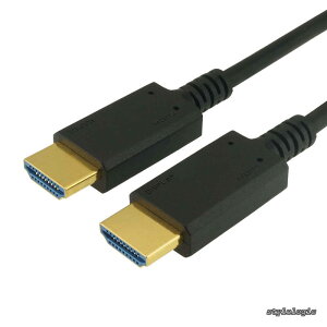 �y���������z���t�@�C�o�[ HDMI�P�[�u�� 20m 48Gbps 4K/120p 8K/60p HDR �u���b�N HDM200-628BK