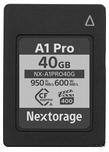�y���������z���{���[�J�[ CFexpress Type A 40GB VPG400 �ő�Ǐo�����x950MB/s �ő发�����ݑ��x600MB/s �Œ�p���������ݑ��x550MB/s pSLC �\�j�[���V���[�Y�݊����m�F�ς� 4K/8K�^�� RAW�B�e NX-A1PRO40G �l�N