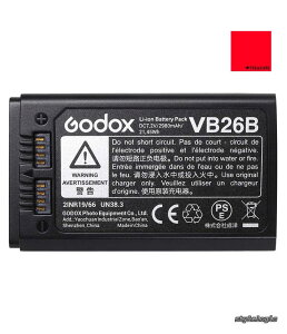 �y���������zGodox VB26B V1 V860III�Ή� ���`�E�� �o�b�e���[ 2980mAh 7.2V �N���X�t