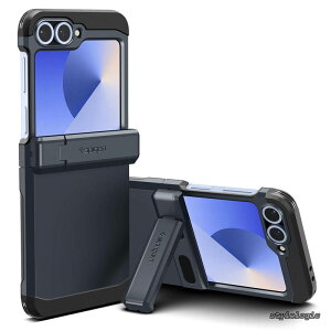 �y���������zGalaxy Z Flip 6 �P�[�X �X�^���h�t�� ���͕ی� �q���W�ی� �w�ʕی� �S�ʕی� �ϏՌ� ���C�����X�[�d�Ή� �M�����N�V�[ Z �t���b�v 6 �^�t�E�A�[�}�[ ACS08292 (���^���E�X���[�g)