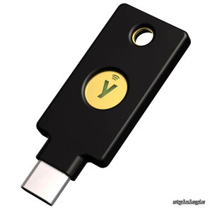 �y���������z�Z�L�����e�B�L�[ YubiKey 5C NFC USB-C/FIDO2/WebAuthn/U2F/2�i�K�F��/���ϋv��/�ϏՌ���/�h��