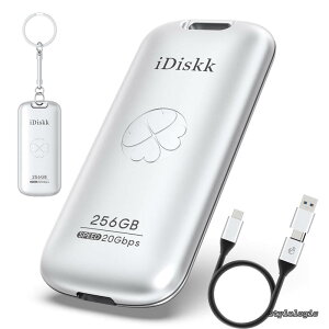 �y���������z�O�t��SSD 256GB USB3.2 Gen2*2 �Ǎ��ݍő�2000MB/�b (20Gbps) �������y�ʏ��^ �|�[�^�u�� �O��SSD�h���C�u?�X�g���[�W Type-C/USB-A�̃f�o�C�X/Macbook/Android/PC/�^�u���b�gPC/�m�[�g�p�\�R�� �Ȃ�