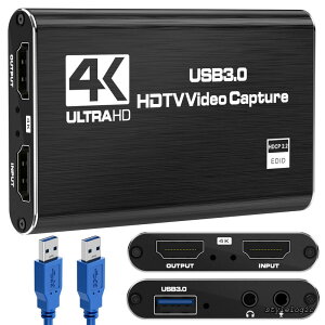 �y���������z�O�t�� 4K �p�X�X���[ Switch�Ή� HDMI 1080P/60FPS ��x�� USB 3.0 HD �����`�� hdmi �r�f�I �L���v�`���[ ��ʋ��L �Q�[���������z�M �r�f�I�^��E���C�u�z�M�p ���j�^�[�ڑ� tv�o�� �݊�
