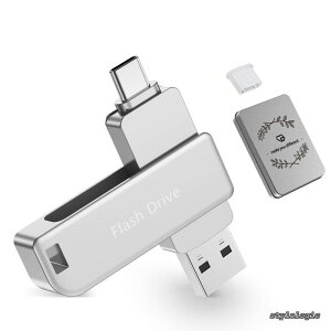 �y���������z512GB Type-C & USB A�Ή� �����f�[�^�]�� �X�}�z�EPC���p �ʐ^����o�b�N�A�b�v �ۑ��t���b�V���h���C�u �R���p�N�g�Ŏ����^�ѕ֗� ��e�ʃ����� iPhone15/16/17�EAndroid�EPC�Ή��v���[��