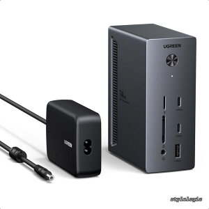 �y���������zRevodok Pro 314 USB-C �h�b�L���O�X�e�[�V���� 3��ʑΉ� 2��HDMI & DP���� 14-in-1�yHDMI 4K/60Hz�EDP 8K�E100W PD�[�d�E10Gbps�����]���ERJ45�L��LAN�ESD/TF�Ή��z Windows �m�[�gPC