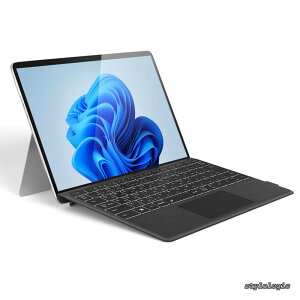 �y���������zSurface Pro �L�[�{�[�h Surface Pro 8/9/10/X/11�Ή� JIS�W�����{��z�� Bluetooth5.3 �T�[�t�F�X�v�� �L�[�{�[�h�g���b�N�p�b�h�t�� �y��2���[�\ Typ-C�[�d�� �J�o�[���p ���^ �����g�p�� �y