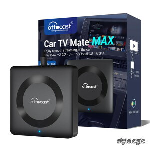 �y���������z�I�b�g�L���X�g Car TV Mate Max �J�[�e���r���C�g�}�b�N�X HDMI?�o�͂�TV stick/�X�N���[���L���X�^�[/DVD�Ȃǐڑ��\/CarPlay�Ή�/���C�����XAndroid Auto �Ή�/USB Type-C�����A�_�v�^�t�� iph