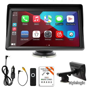�y���������z5�v���[���[��Android Auto/Apple CarPlay�ɑΉ����A7�C���`�����׉�ʎԍڃX�e���I���g���ϒ��M���`��/Bluetooth 5.1/TF�J�[�h/USB/DC/AV IN�~���[�����O�����N�_�b�V���{�[�h����