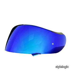 �y���������z2 �w�����b�g�o�C�U�[�����ACNS-3 �o�C�U�[�����Y UV�ی� �w�����b�g �t�F�C�X�V�[���h SHOEI Neotec2�Ή� (Revo Deep Blue)
