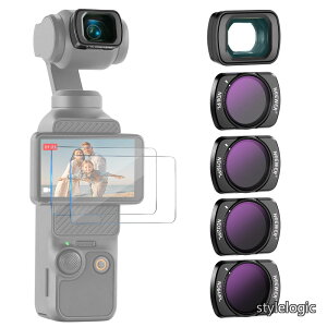 �y���������zND/PL�t�B���^�[�Z�b�g&0.75�{�L�p�����Y Osmo Pocket 3/Pocket 4/Xtra Muse�Ή� ND8/PL+ND16/PL+ND32/PL+ND64/PL �Ό������t�B���^�[�A�N�Z�T���[ FL-B07