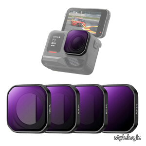 �y���������zCONCEPT Insta360 Ace pro2��p1��2�� ND&PL�t�B���^�[�Z�b�g(ND8/PL+ND16/PL+ND32/PL+ND64/PL) ND�t�B���^�[ PL�t�B���^�[ AGC���w�K���X �����ߗ� �����ʒ��� ���ˏ��� 28�w�i�m�R�[�e�B���O �����h