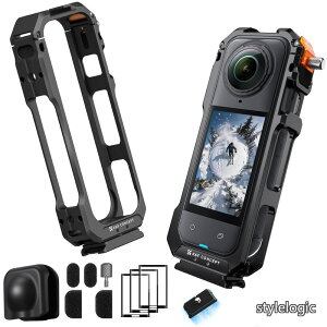 �y���������zCONCEPT insta360 X5�p �P�[�W �J�����p�}�E���g �t���[�� �ی�u���P�b�g �}���`�@�\�P�[�W �g���\ �ȒP���t�� CNC���H �S�ʕی� �h���X�|���W�t�� �A���~������ �O�r/���B��_/