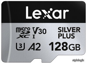 �y���������zSilver Plus 128GB Micro SD�J�[�h �ő�205MB/s MicroSDXC UHS-I�t���b�V���������[�J�[�h �A�_�v�^�[�t�� C10 U3 A2 V30�Ή� �t��HD 4K UHD ����TF�J�[�h �h���[�� �A�N�V�����J���� �g�ь^�Q�[���@
