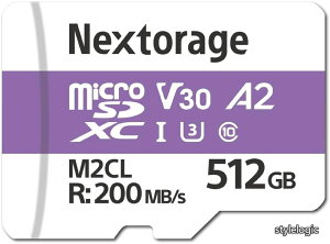 �y���������z���{���[�J�[ UHS-I �}�C�N��SD�J�[�h 512GB microSDXC A2 U3 V30 �Ǐo���ő�200MB/s Swtich1�Ή� �X�C�b�`1�Ή� NX-M2CL512G �l�N�X�g���[�W microSD�J�[�h