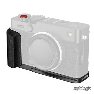 �y���������zX-E5�p L���O���b�v FUJIFILM�Ή� �J�����p Arca�Ή��N�C�b�N�����[�X�v���[�g���� 1/4�C���`-20�� �y�ʃG���S�m�~�b�N�V���R���n���h�O���b�v �V���b�^�[�{�^���t�� (�u���b�N) 5448