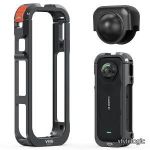 �y���������zFor Insta360 X5�p �P�[�W �A���~�����t���[�� �P�[�X �c���� �B�e �����Y�J�o�[�t�� �J�����ی�t���[�� �R�[���h�V���[�}�E���g 1/4�l�W �����ی� �ϏՌ� Insta360 X5�}�E���g �A�N�Z