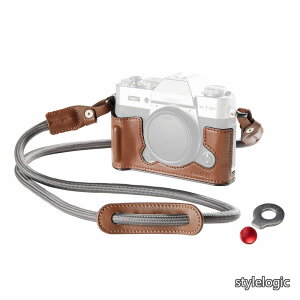 �y���������zX-T30 II�p �n�[�t���U�[�P�[�X�i�V�����_�[�X�g���b�v�t���jFUJIFILM�Ή�X-T30 / X-T30 II/X-T30 III�p ���g���X�^�C���J�����P�[�X�i�A���~�t���[�����V���b�^�[�{�^���L���b�v�t���j