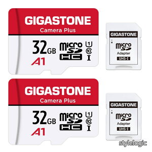 �y���������z�}�C�N��sd�J�[�h 32GB 2�Z�b�g microSDHC U1 C10 SD Camera Plus �t��HD �������[�J�[�h 90MB/s �A�N�V�����J���� �X�|�[�c�J���� ���� Full HD���� �A�_�v�^�[2���t��