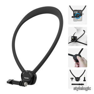 �y���������z�l�b�N���X�}�E���g SE 2.0 �G�A�N�b�V�����t�� �����\�ȃ`�F�X�g�X�g���b�v�ƃl�b�N�z���_�[ POV�B�e�p�n���Y�t���[ GoPro Hero 13/12/11/10/9�AInsta360 X5/X4/X3/Ace Pro 2�AAction 3/4/5 Pro�AA