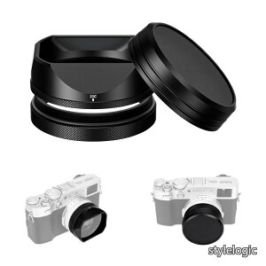 �y���������zFujifilm X100VI X100V �X�N�G�A���^�������Y�t�[�h �t�[�h�L���b�v+�A�^�u�^�[�t�� 49mm�t�B���^�[�ƕ��p�\ �A���~�j�E�������� ������\�� ���˖h�~ �����Y�ی� �N���V�b�N�ȃX