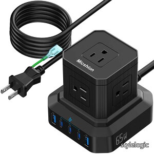 �y���������zPD65W�@�\�t�d���^�b�v 3��USB-C�|�[�g 2��USB-A�|�[�g 5��AC���i100-240V�j �����R�[�h2M �R���Z���gusb�t���i���v2400W�j���K�[�h/�A�[�X�@�\�t�� �^�R���z�� ������ �e�[�u���^�b�v 